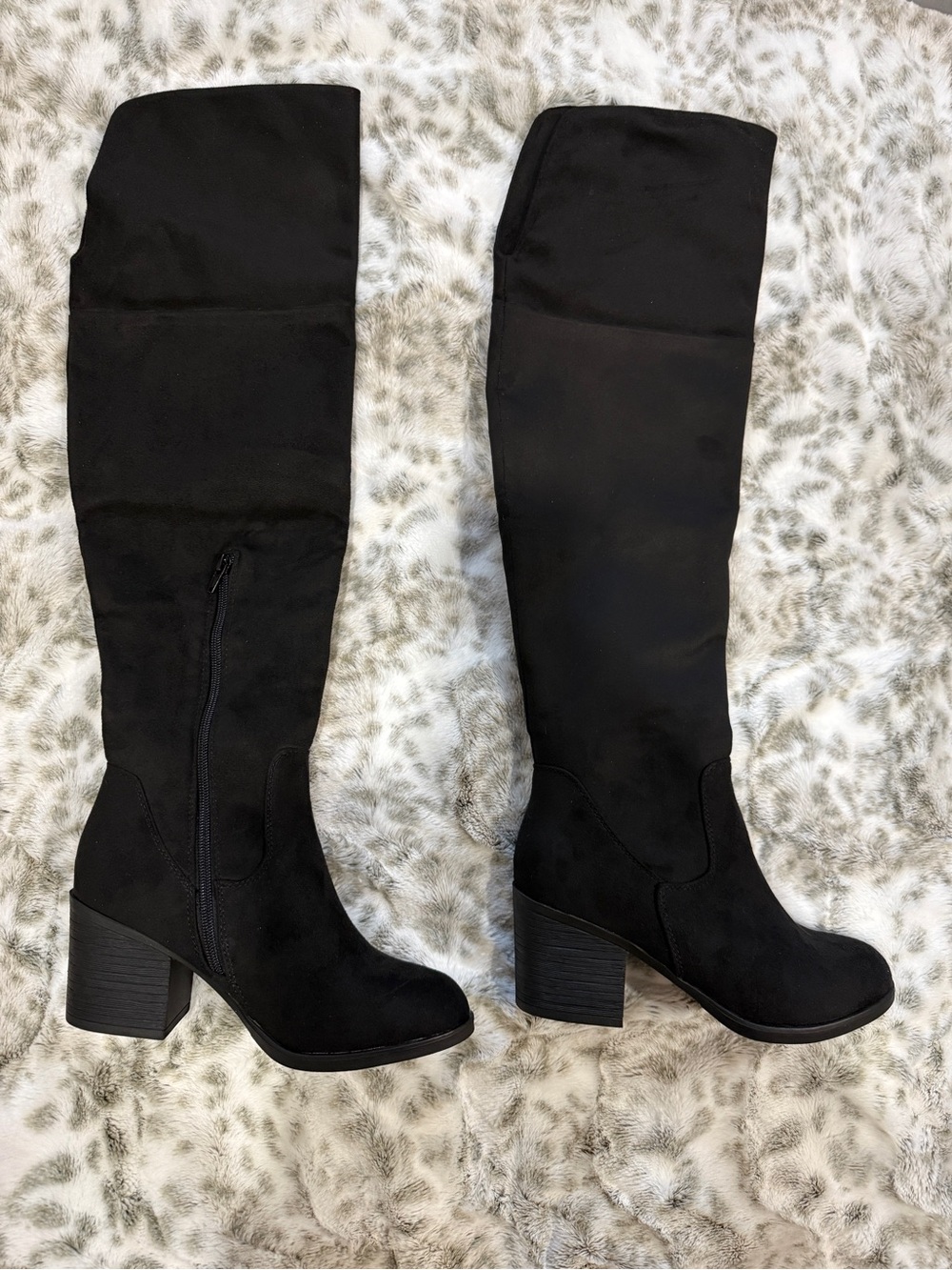 Black Over the Knee Boots